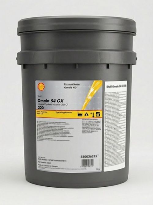 Shell Omala S4 GX 220 Industrial Gear Oil 20L -Advanced Synthetic Industrial Oil