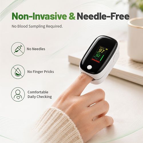 2-In-1 Fingertip Blood Glucose And Oxygen Monitor Spo2 Glucose Meter Pulse Rate — image 7