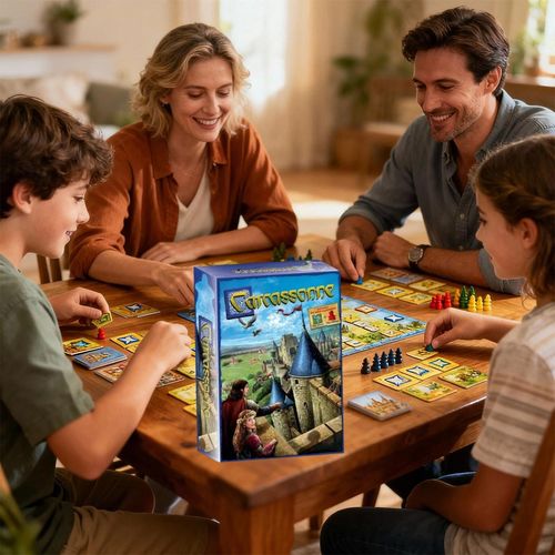Carcassonne Board Game Paper Material 35-45 Min Play Time Fun Family Game — image 6