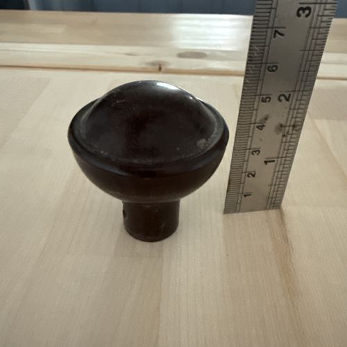 Vintage Bakelite Door Knobs with Backplates — image 7