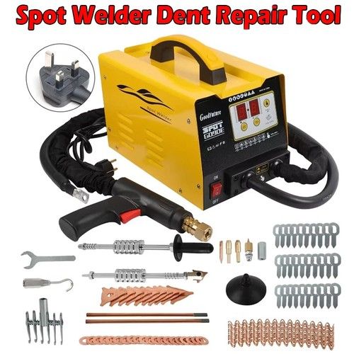 3000W Car Body Panel Repair Kit 7 Modes Spot Stud Welder Machine Dent Puller