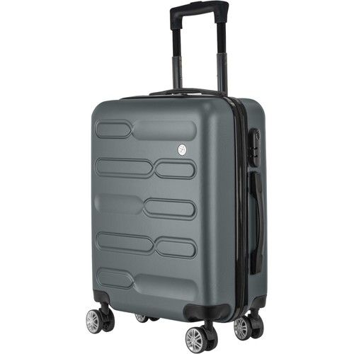 55cm Cabin Suitcase Lightweight Hardshell Carry On Luggage 4 Spinner Wheel Bag