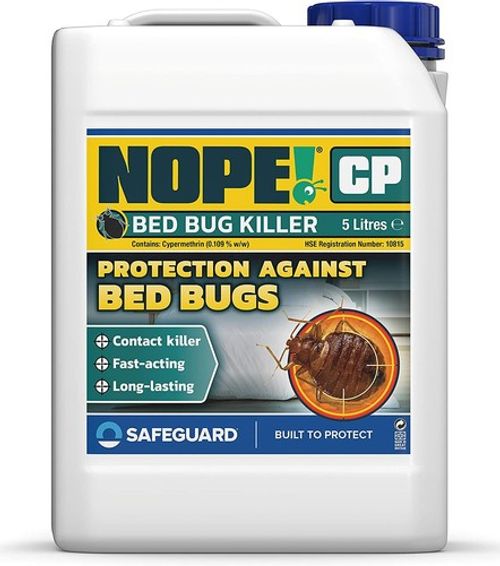 NOPE! Bed Bug Killer Spray Treatment for Mattress Bed Frames Carpets Furniture