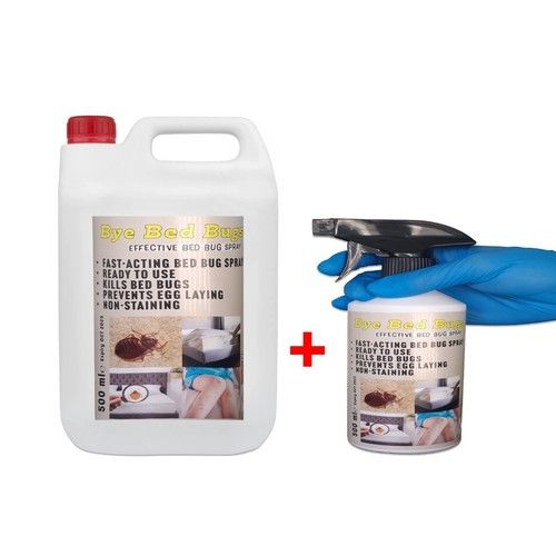 Bed Bug Killer Spray - 2.5L + 500ml Non-Staining Long-Lasting Treatment