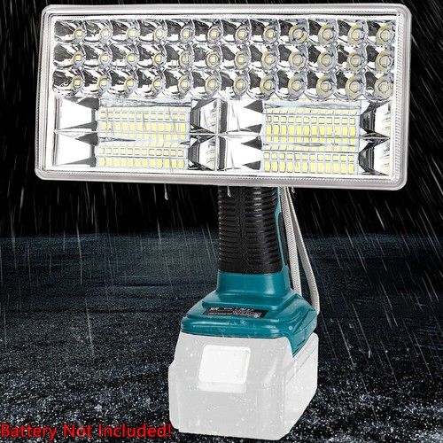 40W 4200LM Portable Flashlight Floodlight LED Work Light for Makita 18V Battery