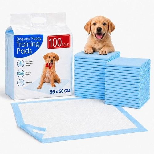 100 Large Puppy Training Trainer Train Pads Toilet Pee Wee Poo Dog Pet Cat Mats