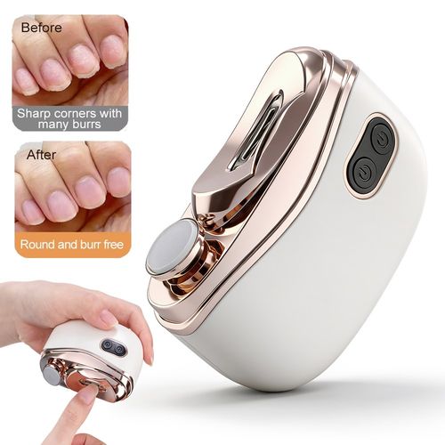 2 in1 Electric Nail Clippers For Thick Nails Toe Safe Automatic Trimmer Manicure — image 4