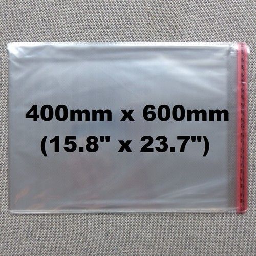 CLEAR CELLOPHANE CELLO BAGS DISPLAY GARMENT SELF ADHESIVE PEEL SEAL SMALL LARGE