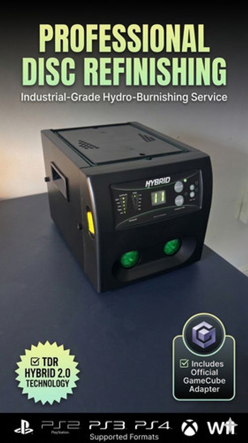 Disc Cleaning & Resurfacing (Mail-In Service) | GameCube Xbox PS2 Wii DVD Bluray