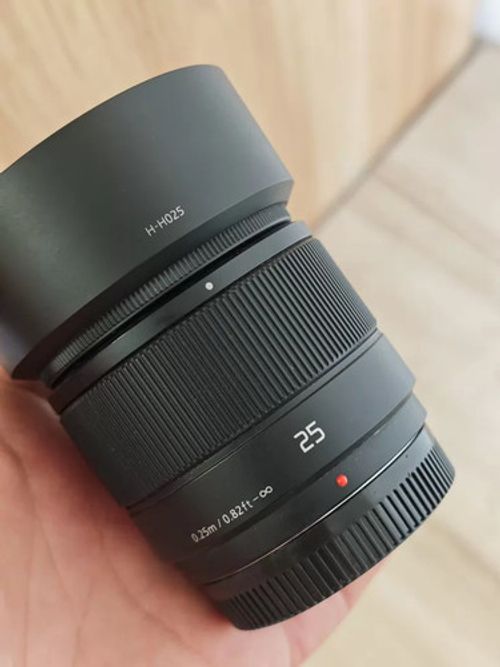 Panasonic Lumix G 25mm F1.7 ASPH Micro Four Thirds Lens H-H025 Black