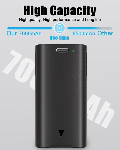 7000mAh Battery for Eufy E340 C31 Doorbell - USB-C Fast Charging Quick Release — image 2