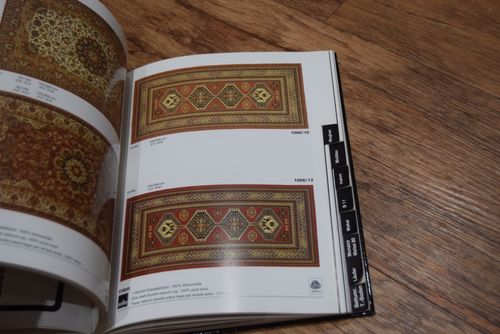 Vintage 1980 BESMER Carpet Rug Catalogue HB reference source book RARE — image 9