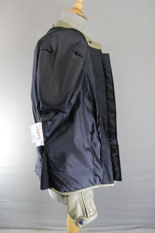 FRANK THOMAS FTL 222 LADY RIDER KHAKI LEATHER BIKER JACKET WITH CE ARMOUR SIZE14 — image 9