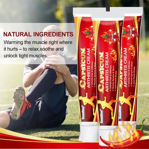Sumifun Capsicum Arthritis Cream Hot Rheumatoid Arthritis Joint Knee Pain Relief — image 4