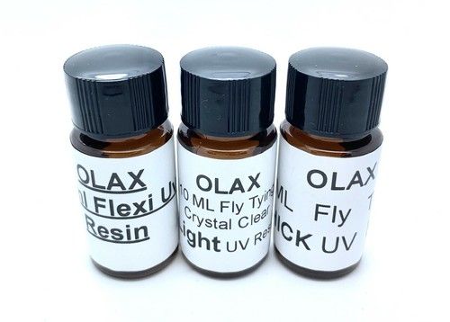 30ml Fly Tying UV Resin,Thick & light & flexible,FLY FISHING,SALMON,TROUT FLIES