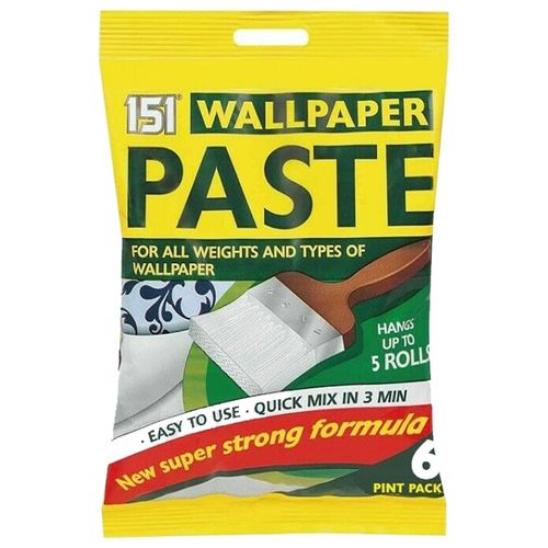 WALLPAPER PASTE 5 ROLLS 10 ROLLS ALL PURPOSE QUICK STRONG ADHESIVE XTRA STRENGTH — image 1