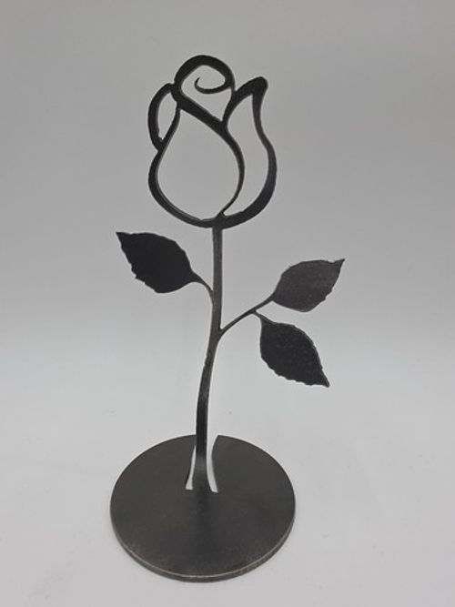 Reclaimed Steel Rose DIY Metal Flower Rose Bud Part or Full Bloom