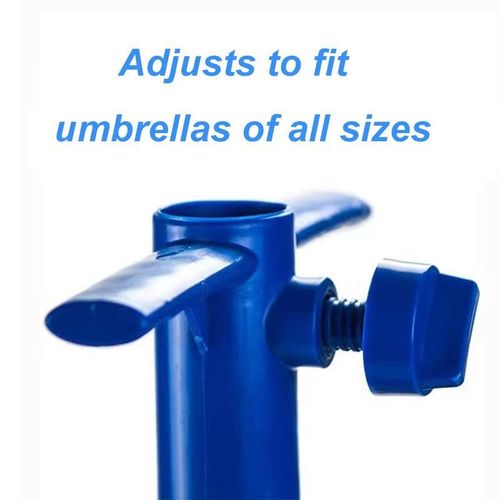 SCREW IN PARASOL ADJUSTABLE BASE HOLDER UMBRELLA GROUND SPIKE BEACH STAND BEST — image 12