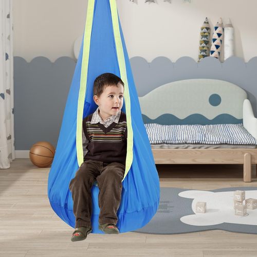 Kid Nest Swing Chair Nook Hanging Seat Hammock Indoor Outdoor Pod Tent Child UK — image 7