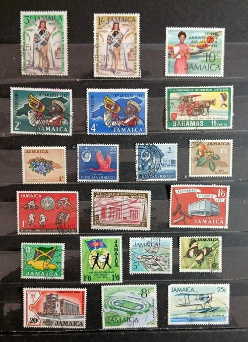 All Different Stamp Collection From The Caribbean Including Many Great Sets — image 8