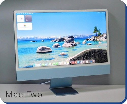 Apple iMac 24" 2021 M1 8C CPU 7C GPU 16GB RAM 1TB SSD in Blue MJV93LL/A A2439
