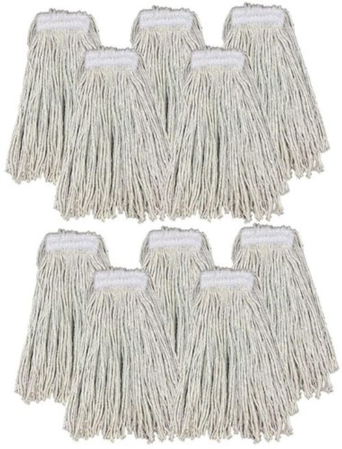 Kentucky Mop Head 16oz Replacement Commercial Cotton Heavy Duty Large 10 Pack