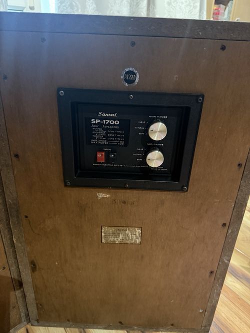 Vintage Sansui SP-1700 3-Way 5-Speaker System - Rare - Fully Working — image 6