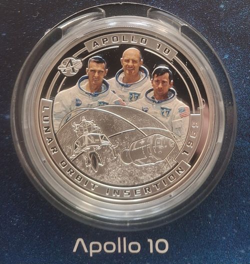 Apollo Missions Collection - 12 x Mint Proof Silver Plated  Half Dollars. — image 9