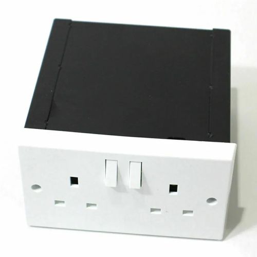 Imitation Double Plug Socket Wall Safe Security Secret Hidden Stash Box — image 2