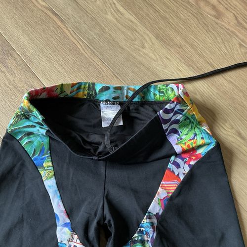 Michael Phelps Men's Swim Jammers Swimming Trunks Size 28 Black Multicolour — image 5