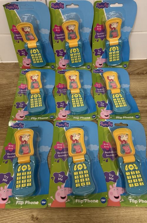 HTI Peppa Pig Interactive Electronic Mobile Phone Toy with Realistic Sounds 12m+ — image 1