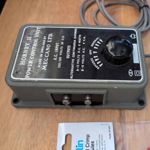 Vintage Hornby II Power Control Unit Meccano Train Controller — image 4