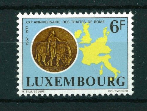 Luxembourg 1977 20th Anniversary of Rome Treaties stamp. MNH. Sg 996