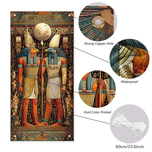 arricraft Polyester Door Cover Banner, Egyptian 90cm x 185cm, Mixed colour — image 3