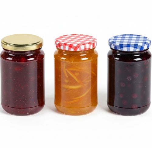 Nutley's 24 × 370ml, 1lb Jam Jars with Twist Off Gold Lids – Glass Jars — image 3