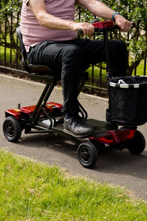 Auto Folding Electric Mobility Scooter Remote Control Removable Lithium Battery — image 10