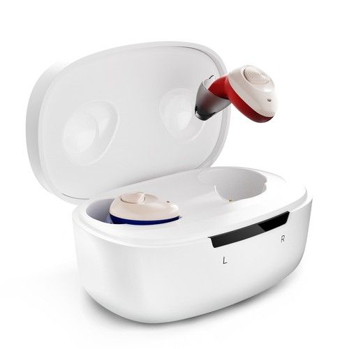 Ceretone Hearing Aids Torch Rechargable Invisible Comfortable ITC Ear Loss Aid