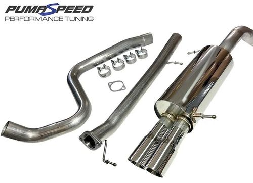 STAINLESS 3 INCH CAT BACK EXHAUST SYSTEM FORD FIESTA MK7 ST180 ST 180 ECOBOOST — image 2