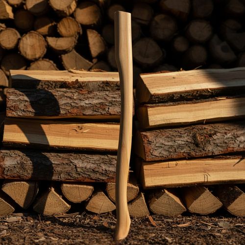 HARDWOOD REPLACEMENT WOODEN AXE HANDLE 36" SOLID BEECH SHAFT WOOD FELLING — image 4