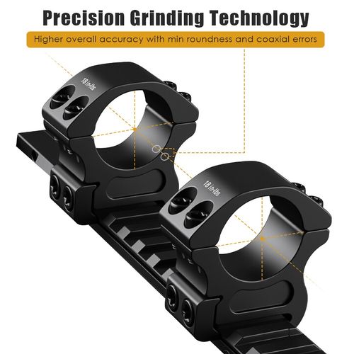 2Pcs Precision Scope Rings Mount 1 inch Compatible with Picatinny Rail and Scope — image 6