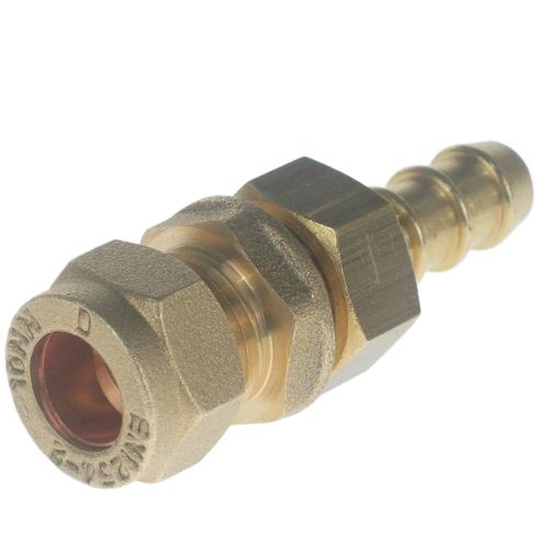 LPG FULHAM NOZZLE & COMPRESSION FITTING CONNECT 10mm COPPER PIPE TO 8mm GAS HOSE — image 9