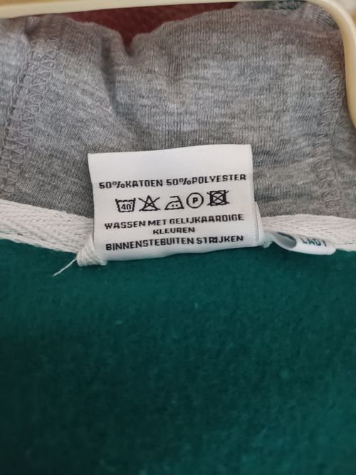 CANNA Women's Green Full Zip Hooded Fleece Hoodie with Pockets Drawstring Size M — image 5