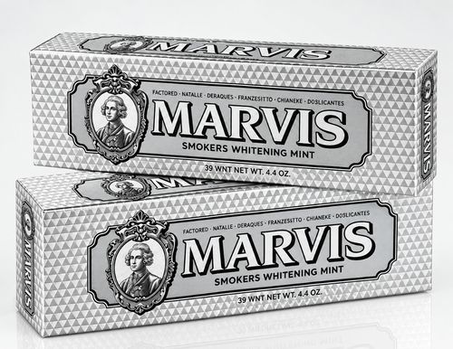 2 Pcs Marvis Smokers Whitening Mint Toothpaste 85ml Fluoride UK — image 1