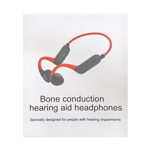 Bluetooth 5.4 bone conduction hearing aid with independent volume control