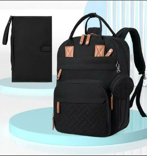 Baby Diaper Changing Bag Mummy Nappy Backpack Hospital Bag with Changing Mat