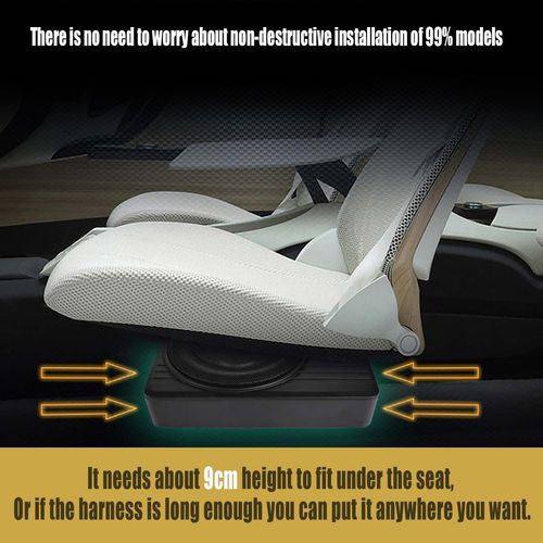 10'' 600W Active Underseat Car Bass Box Audio Subwoofer Sub Speaker Amplifier — image 7