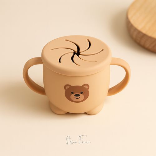 Toddler Weaning Kit Baby Silicone Feeding Set – Teddy Bear Design -  BPA Free — image 10