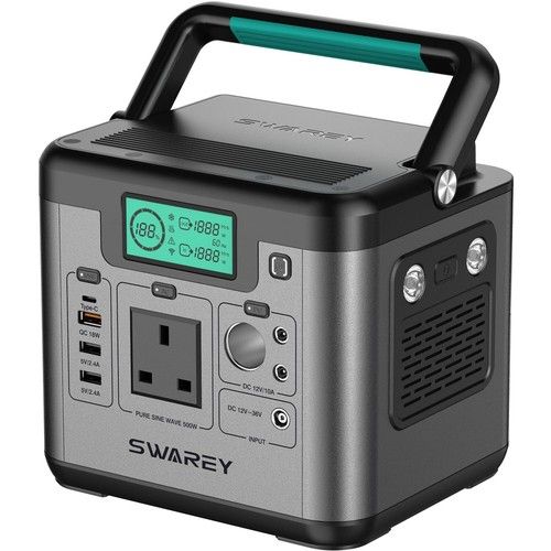 Portable 518Wh Power Station Power Solar Generator Backup Emergency Power Supply