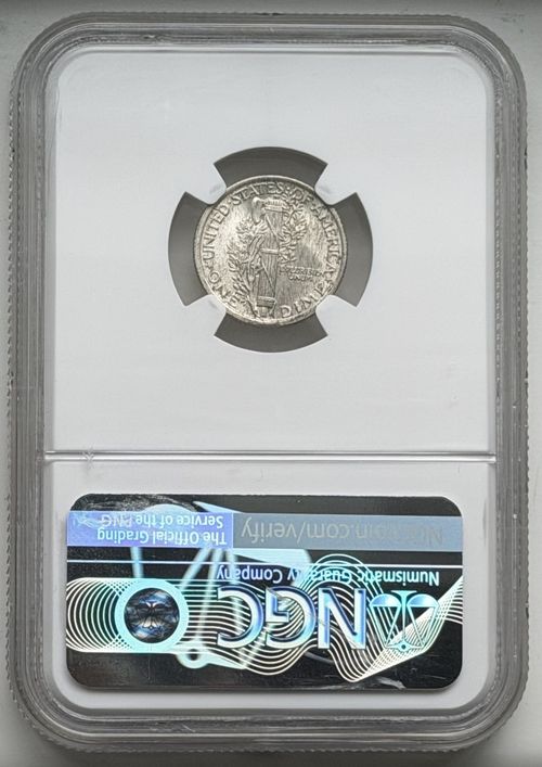 1920 Mercury Dime - NGC MS64 FB — image 2