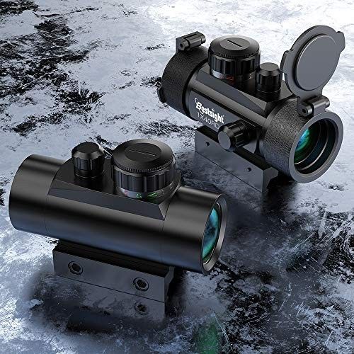 1X40 Red Dot Sight Red Green Dot Illuminated,11mm/20mm Rail,Protector — image 4